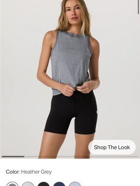 Vuori Energy Top in Heather Grey